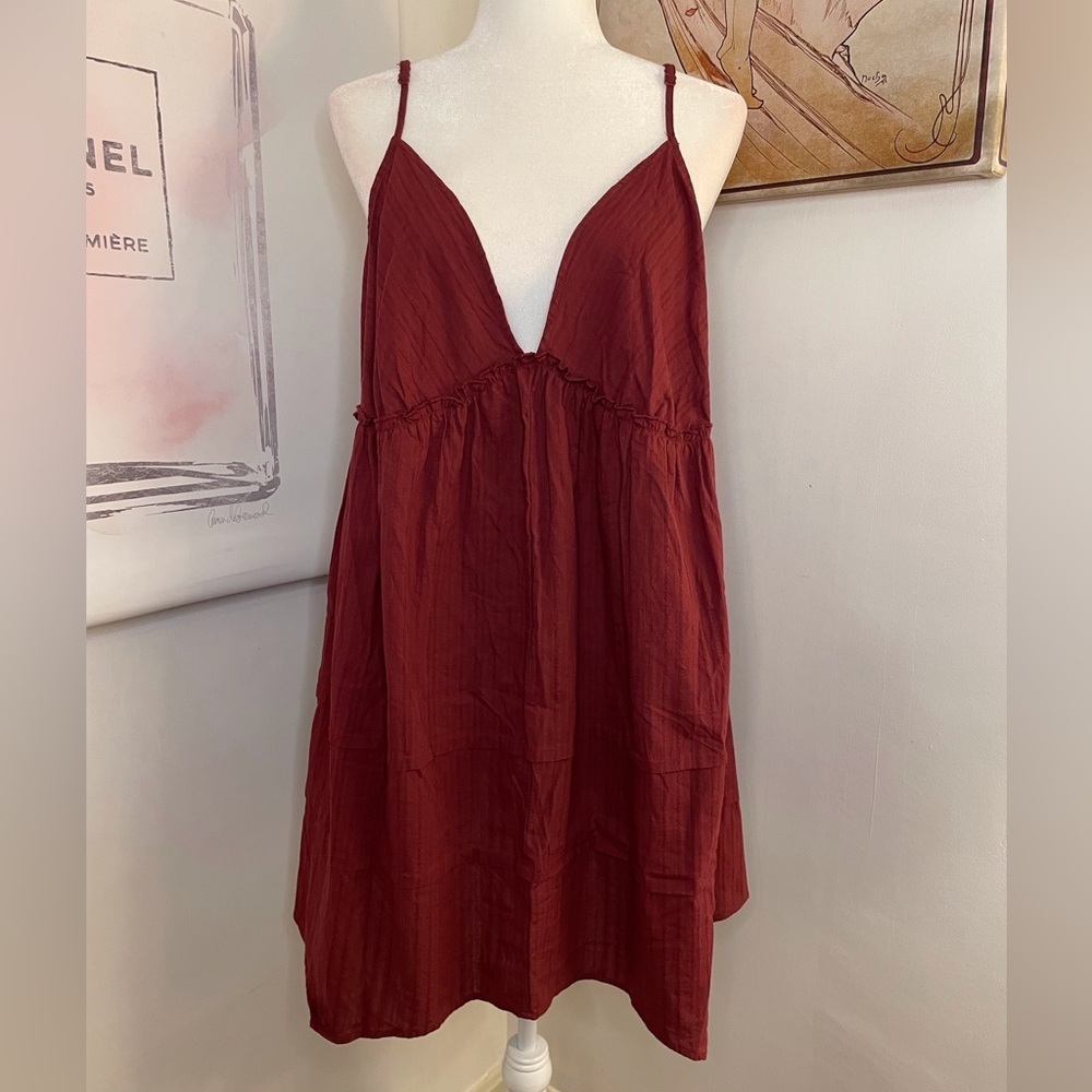 Wild Fable Spaghetti Strap Mini Dress Red Size XXL - Picture 7 of 14